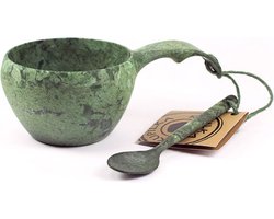 Kupilka 21 Classic Mok met lepel - Groen