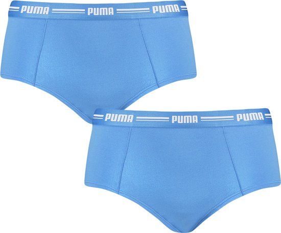 PUMA Mini boxer femme 2P en coton modal bleu S bol