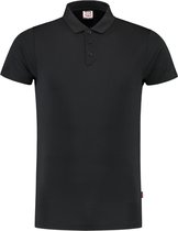 Tricorp 201001 Poloshirt Cooldry Bamboe Fitted - Zwart - Maat XS