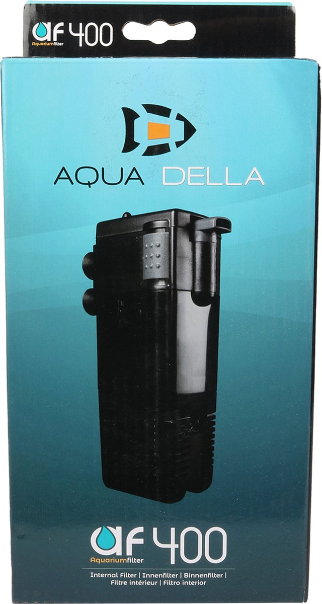Aqua Della - Aquarium Filtermateriaal - Vissen - Filter Af-400 12,5x7x23cm Zwart - 1st thumbnail 5