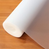 Lademat 44,5 cm x 500 cm kast papier lade-inzet EVA waterdicht niet-klevend ondertapijt voor keukenkasten plankenkast (transparant/diamant)