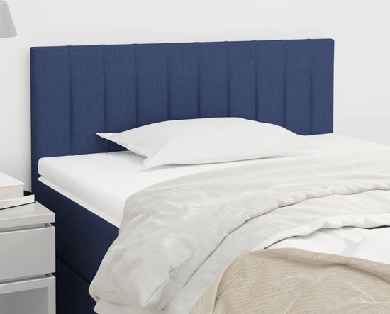 The Living Store Hoofdbord - Blauw - 80 x 33.5 x 78 cm - Stijlvol en comfortabel