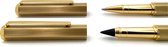 Pennenset geborsteld goud HEX SuccesPlanner - Wonderpotlood & Balpen - Goud met clips en handige grip - hervulbaar