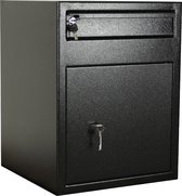Rottner Deposit Safe CashMatic 2-Safe avec serrure à clé - Noir - 60x46x47cm