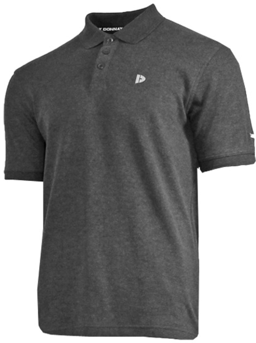 Donnay - Polo (Noah) - Sportpolo - Heren - Charcoal (037) - maat XXL