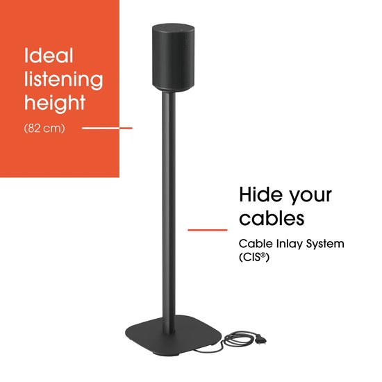 Vogel's SFS 4113 Sonos speaker standaard voor Era 100 (zwart) van Vogel's — afbeelding 5