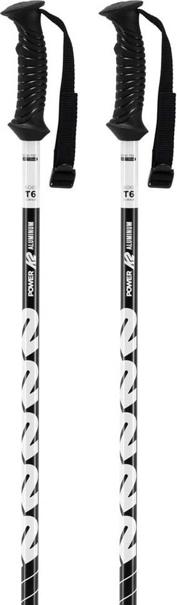 K2 Power Aluminium Stokken 125 cm Zwart