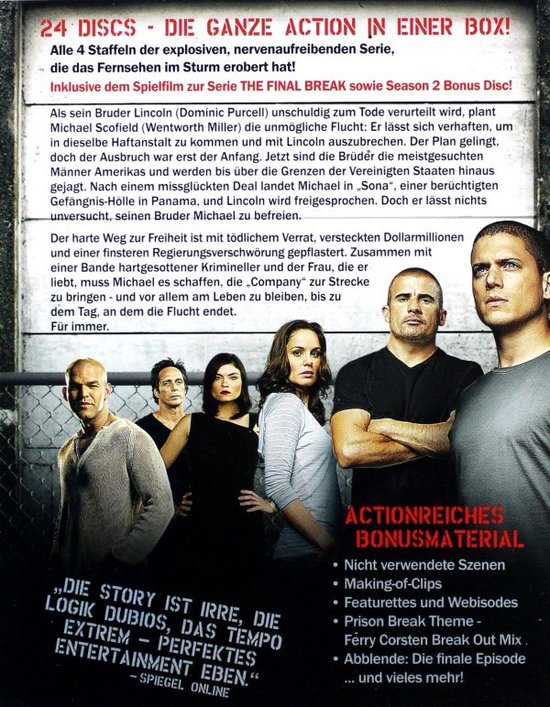 Prison Break Season 1-4 (+ Spielfilm 