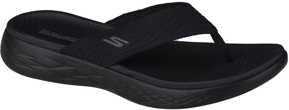 Skechers On The Go 600 Sunny, Vrouwen, Zwart, Slippers, maat: 35