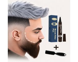 Baardpen Waterproof Donkerbruin - Filler Kit voor Baardgroei & Contouren