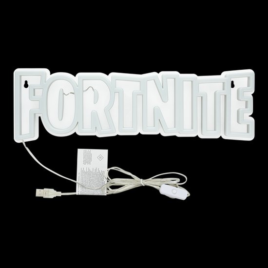 Fortnite Logo LED Neon Wandlamp, Officieel Gelicentieerde Gaminglamp met Stroomkabel voor Huis, Slaapkamer, Woonruimte Decoratie, Cadeau voor Jongens - Paladone van Paladone — afbeelding 5