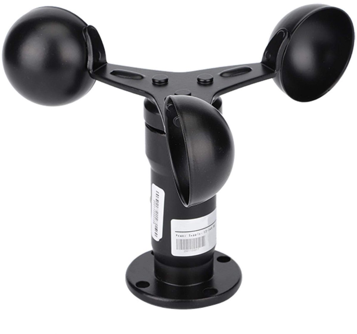 Dailygoods - Wind Sensor - Nauwkeurige Windsnelheidsmeting - ABS en Aluminium Alloy Anemometer - Betrouwbare Weersinformatie - Ideaal voor Tuin en Bui
