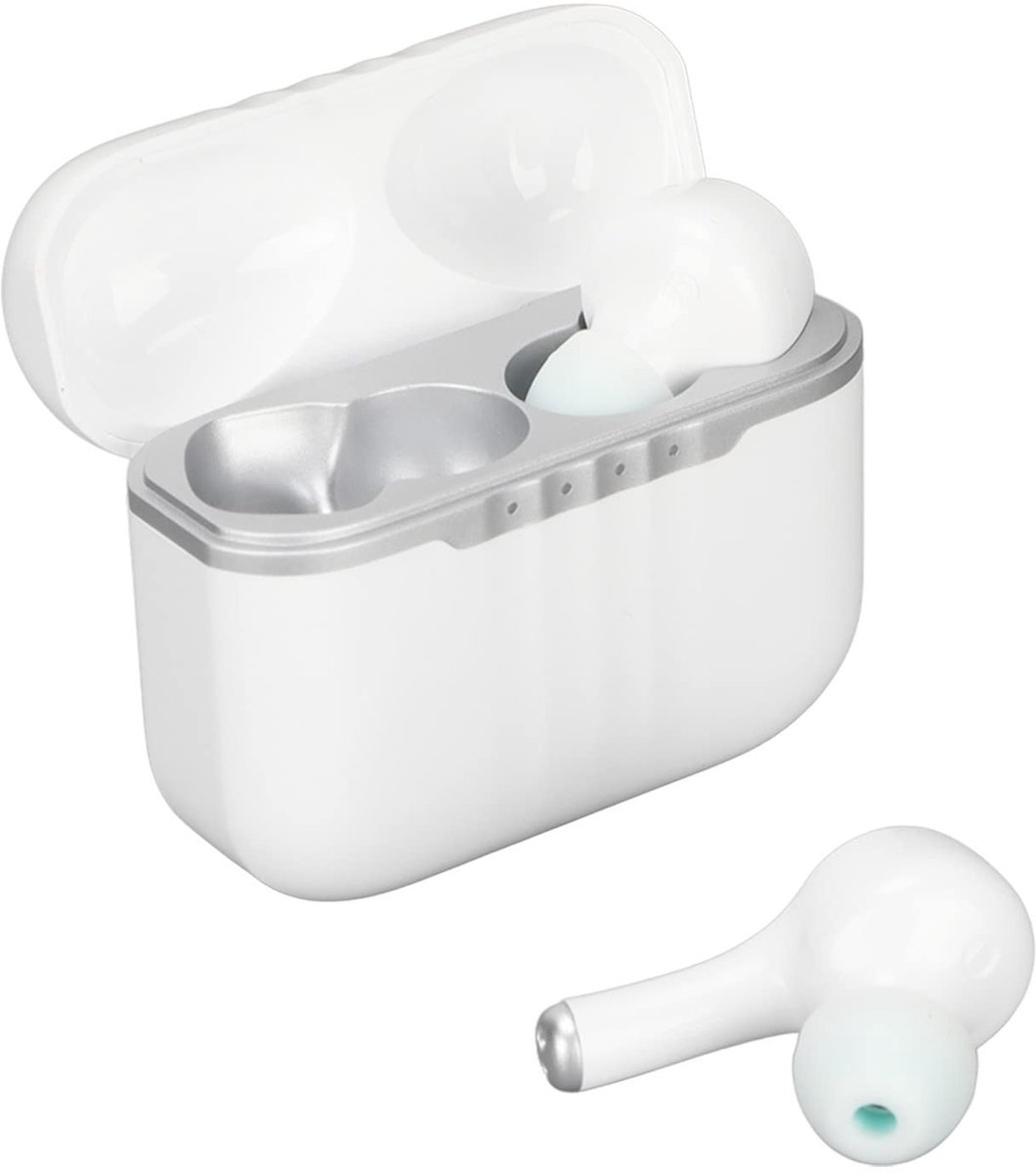 Dailygoods - Taalvertaler-oordopjes - Draadloze vertaling - 84 talen ondersteuning - Wit - Realtime vertaalapparaat - Geschikt voor muziek en bellen -