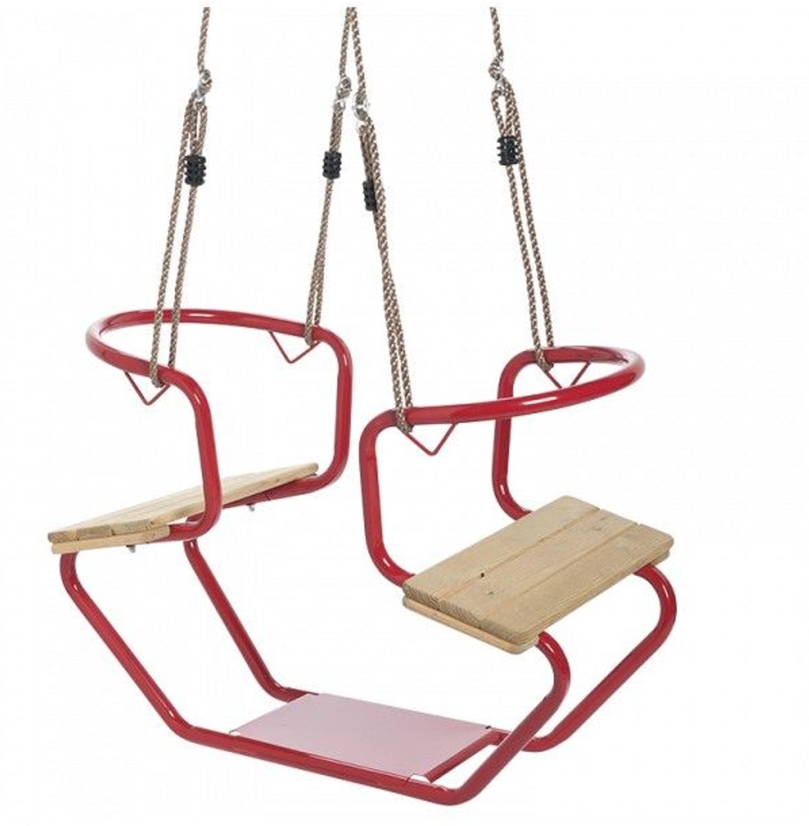 Duo Schommel Metaal Rood