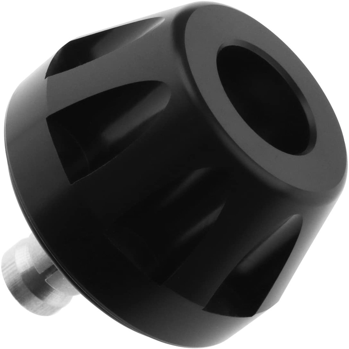 Jhubersproducts - Motorfiets Frame Slider - Crash Slider Protector - Zwart - Aandrijfbehuizing Bescherming - Duurzaam POM-Materiaal - Geschikt voor R1