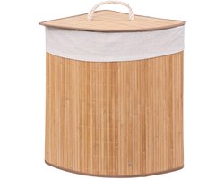 Wasmand Bamboe Hoek 48 Liter - Laundry Basket Corner