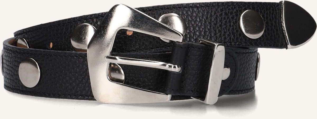 Omoda Leather Belt X Moderosa Riemen - Zwart - Maat 85