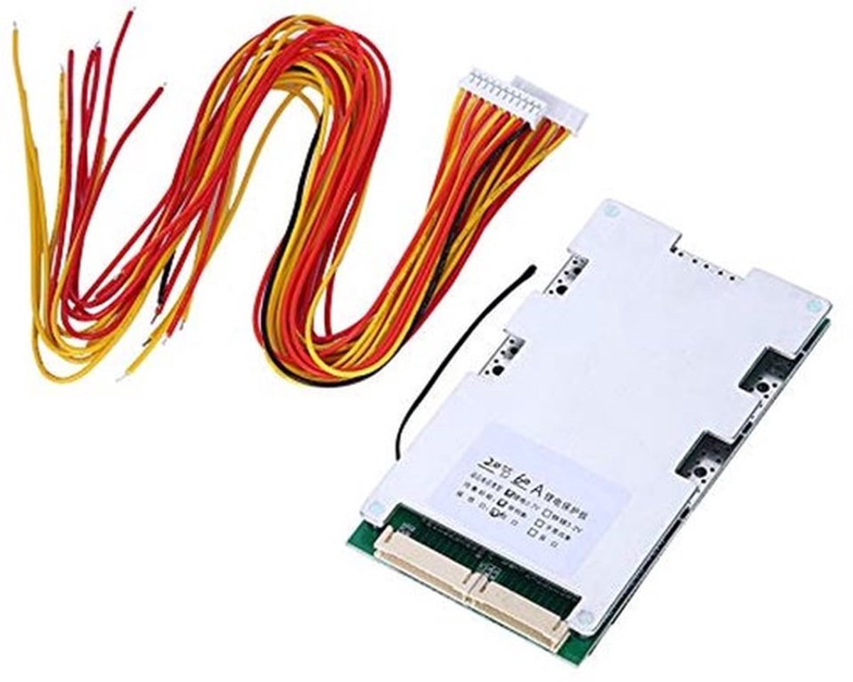 Nieuwste 72v BMS-lithiumbatterijladerkaart, 20S 3.2V 60A lithiumbatterijlaadbeschermingskaart BMS PCB met balanslaadbeveiliging met dubbele functies