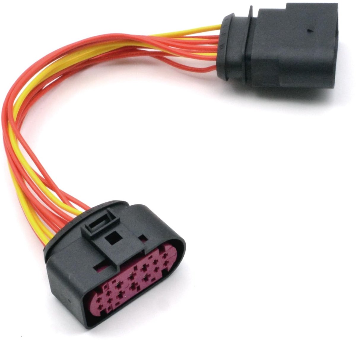 Vlemico - Xenon Headlight Adapter - 10-14 Pin Wiring Harness - Geschikt voor VW Audi Seat Skoda - Hoogwaardige verbinding - Eenvoudige installatie ...