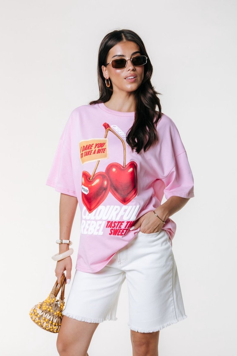 Sweet Cherry Oversized Tee