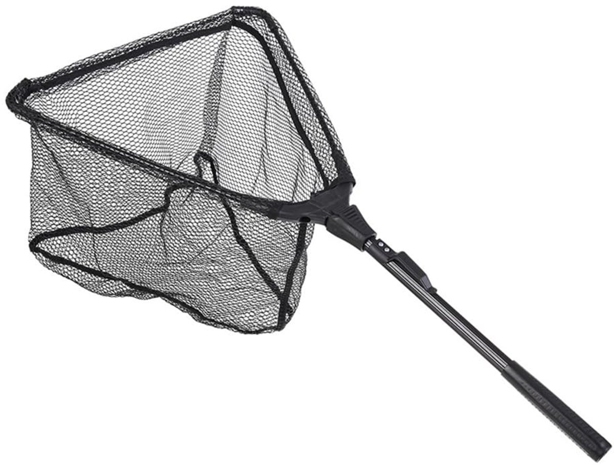 By shayne - Visserij schepnet - Telescopisch visnet 78 cm - Draagbaar en lichtgewicht - Perfect voor karper- en forelvissen - Ideaal voor vogelvissen