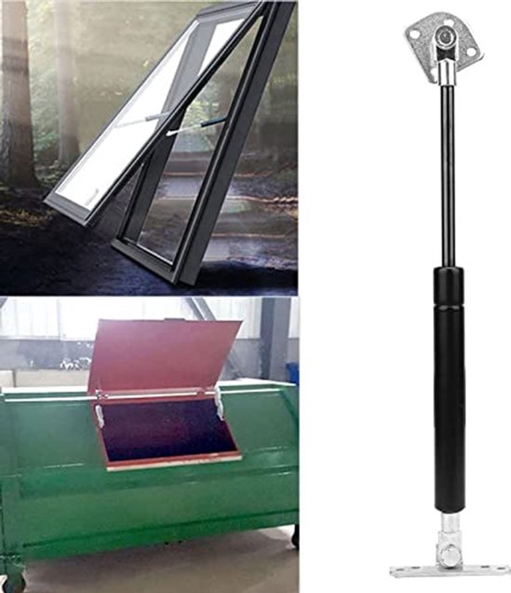 Gas schokdemper veer zware gasdemper veer hydraulische stang lift ondersteuning dempers veer centrale afstand 290mm slag 100mm(500N)