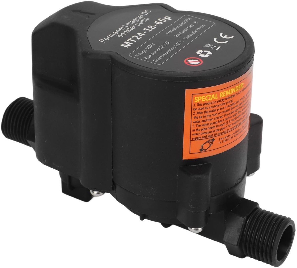 Zeynomax - Waterdruk Verhogende Pomp - Automatische Druk Booster - Ideaal voor Tuin en Huishoudens - Perfect voor Efficiënte Waterafvoer - Ondersteu..