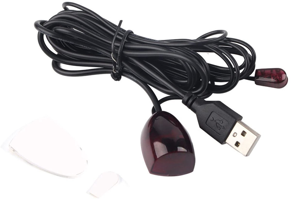 Vlemico - IR-ontvangerverlenger - USB-settopbox - Verbeterde afstandsbediening - Compact formaat - Verlengkabel - Ideaal voor home entertainment - ...