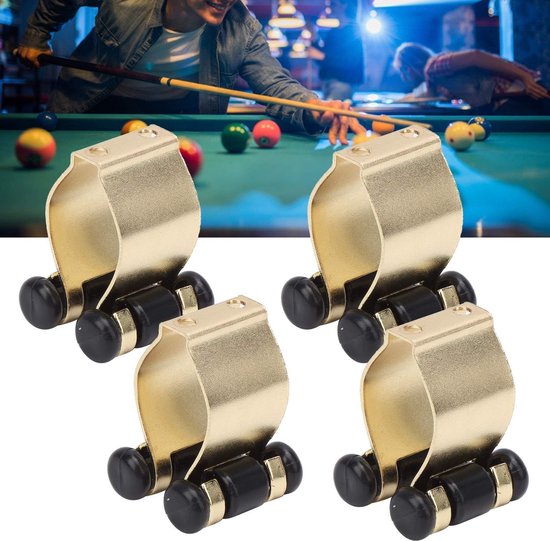 Livia home - Biljartkeu Klemmen - 4 Stuks Wandmontage - Stevig en Duurzaam - Geschikt voor Snooker en Pool - Ideaal voor Biljartliefhebbers - Handig e van Livia Home — afbeelding 3