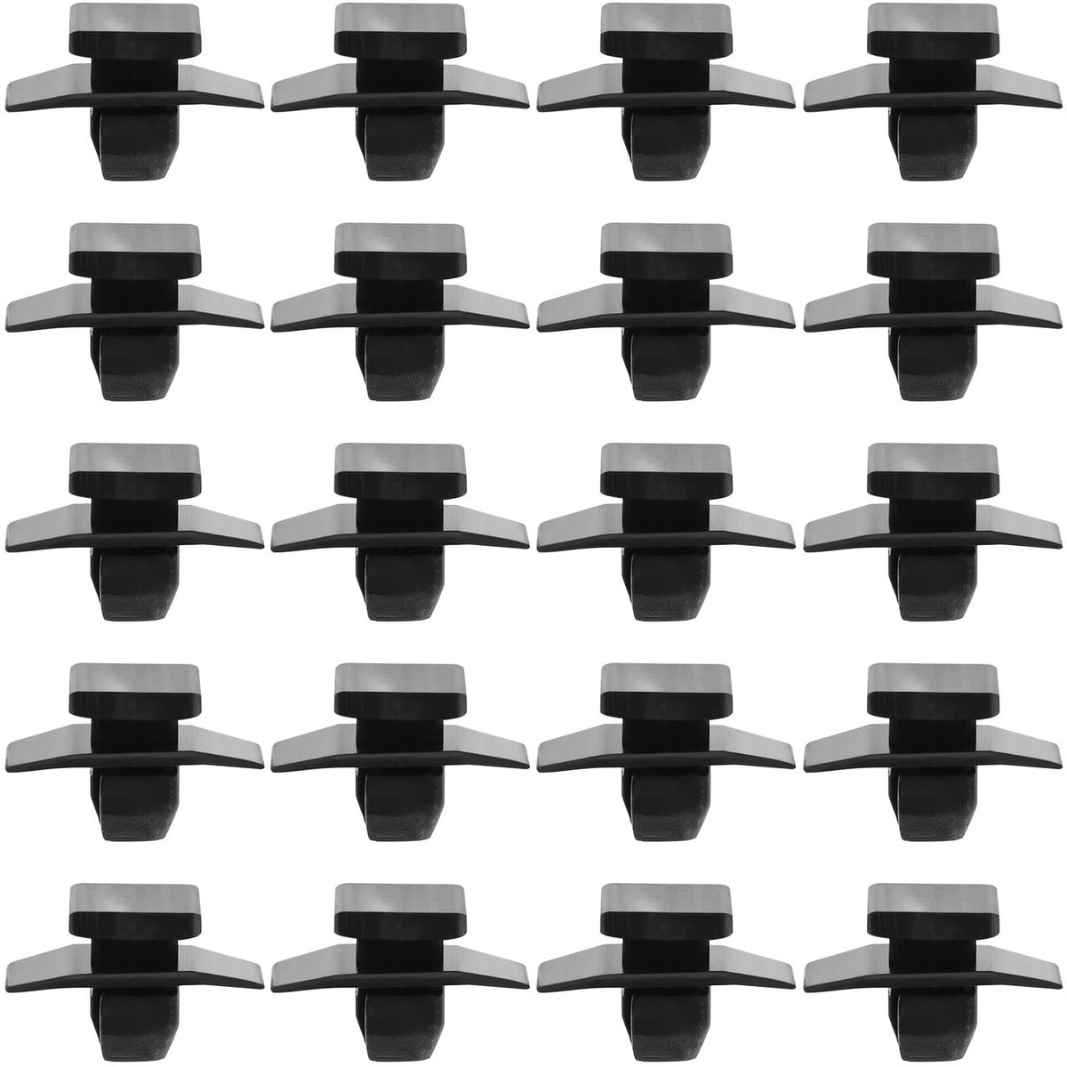 Jhubersproducts - Achterwielkast Clips - Vervangingsclips voor Auto - Wit - Moulding Trim Clips - 20 Stuks - Geschikt voor Honda Civic en CR-V