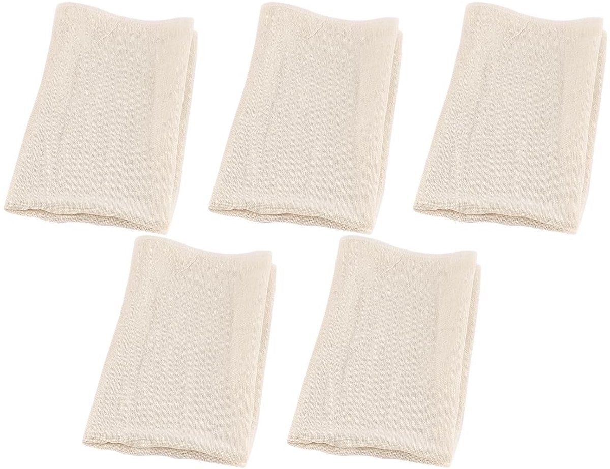 Dailygoods - Kaasdoek - Herbruikbare Mousseline Doeken - 50x50cm - Voor Filtreren van Sap, Kaas, Thee en Koffie - Katoenen Doek - Ideaal voor Koken