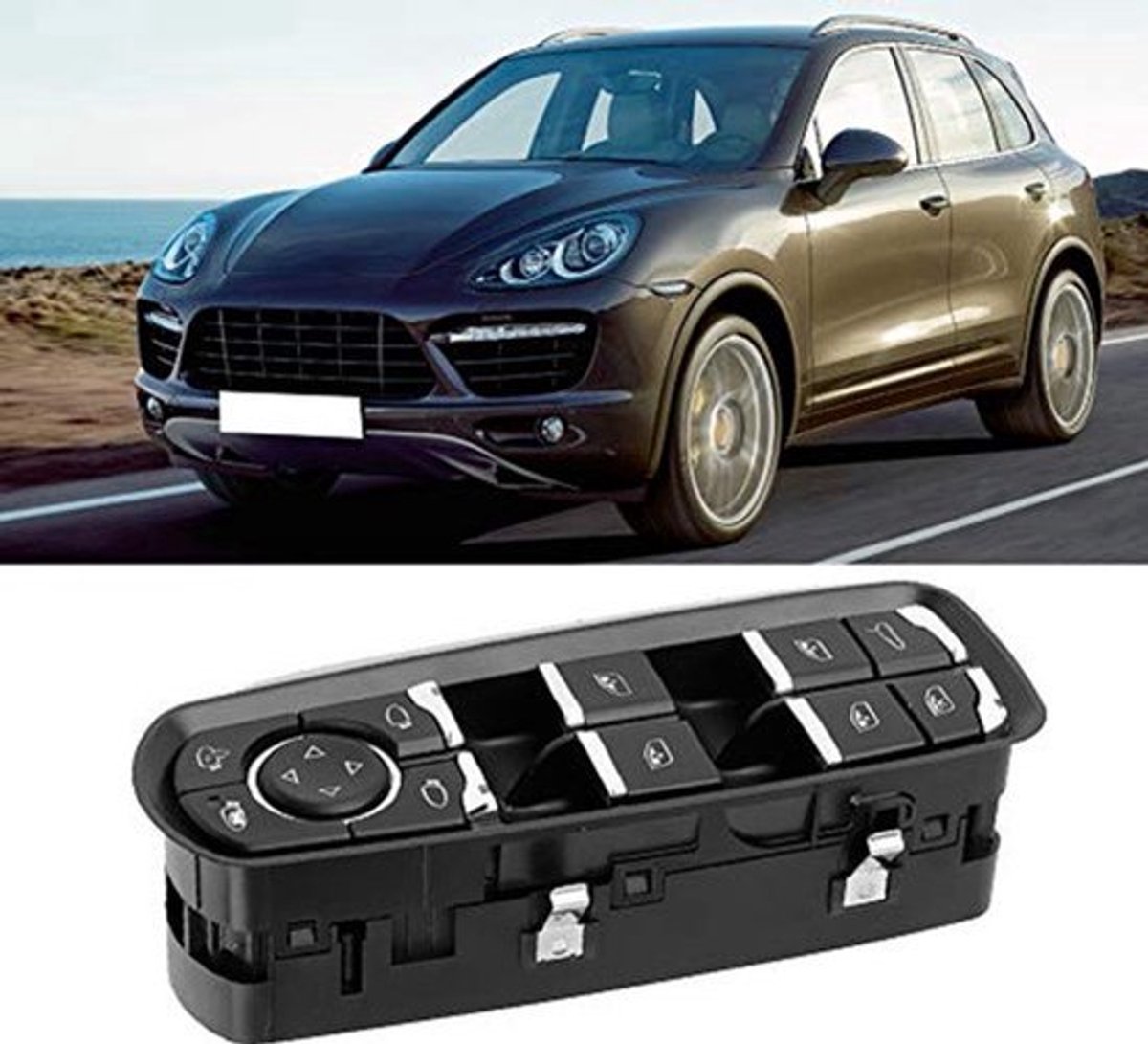 Elektrische Raamschakelaar Cayenne 2011-2016 - Directe Vervanging - Hoogwaardige Kwaliteit