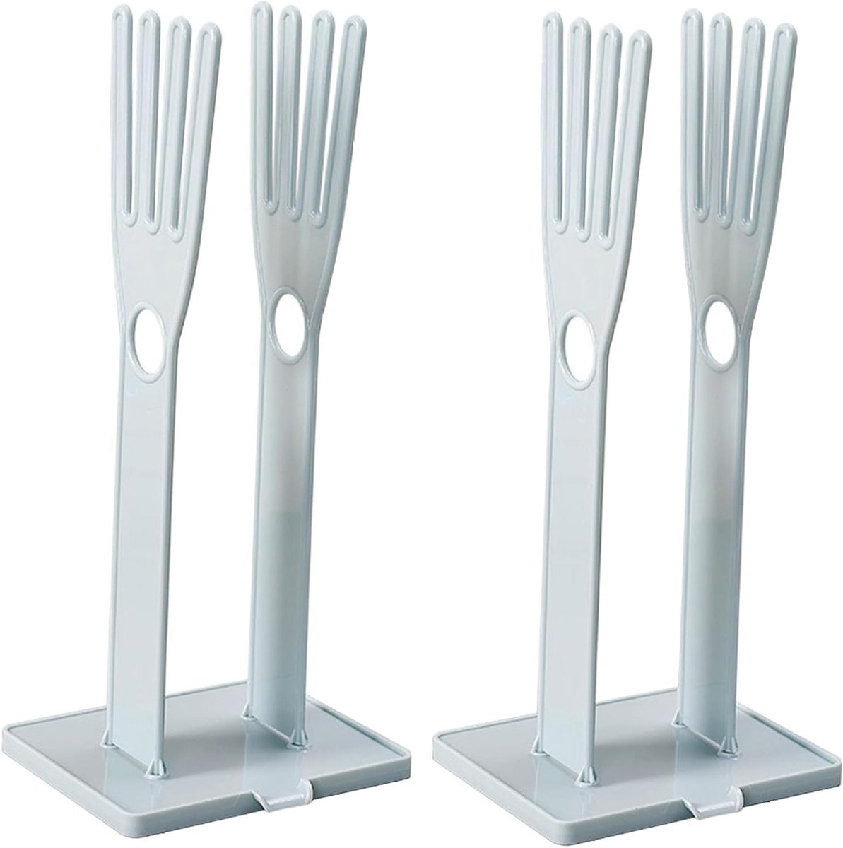 Afwas Droogrek - Keuken Organizer - Droogrek Keuken - Met Handdoekhouder - 2 Sets - Wit