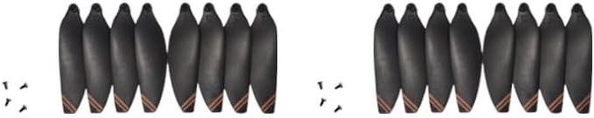 Drone Propellers - Reserve Bladen - Vliegen - Duurzaam Materiaal - 8 Stuks - Zwart