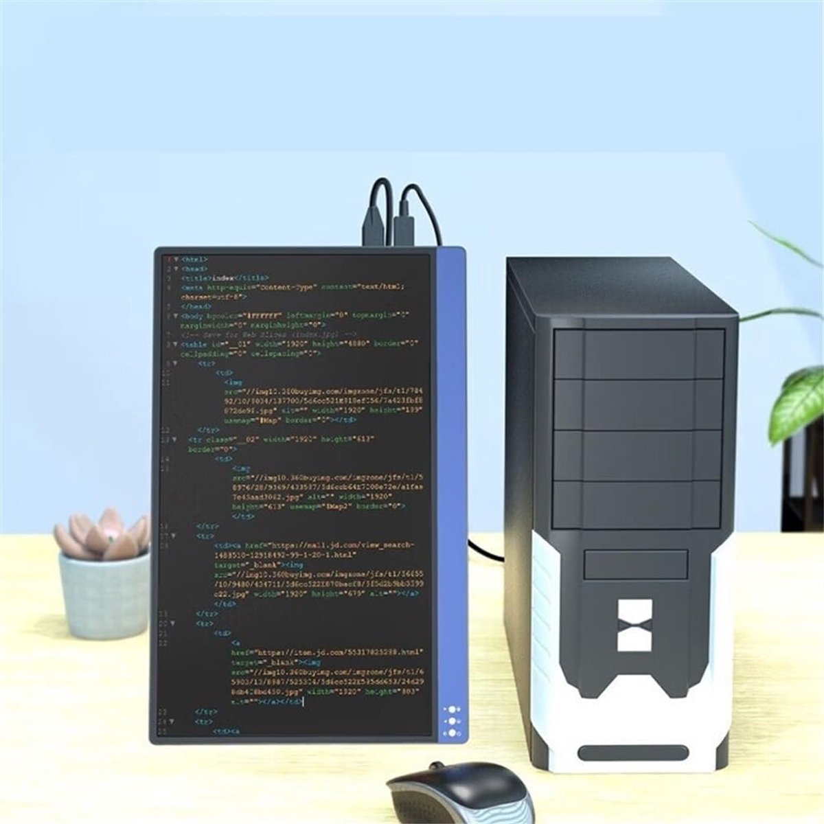 Draagbare Monitor - Extra Scherm - 15 Inch thumbnail 3