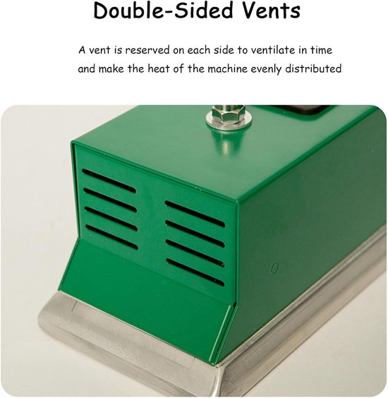 Biljartmat Strijkijzer - Pooltafel Onderhoud - Spelonderhoud Verbeteren - Constante Temperatuur - 670 mm - Zwart — afbeelding 3