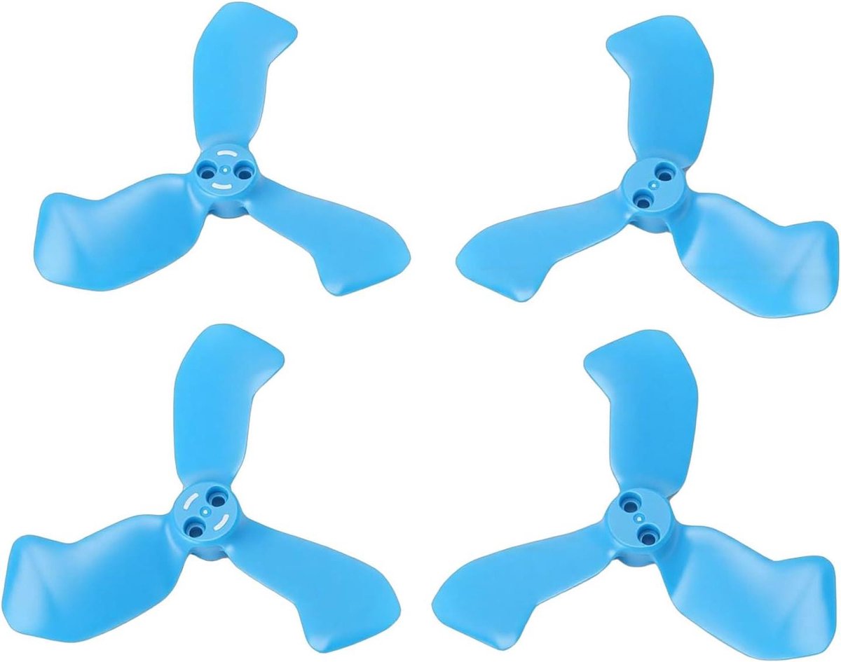 Drone Propellers - Reservebladen - Stabiele Vlucht - Stil Geluidsarm Ontwerp - 4 Stuks - Blauw