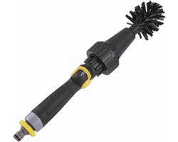 Wielborstel - Draaiende Borstel - Auto Velgen Reinigen - Wateraangedreven - 45 cm Pakket - Zwart