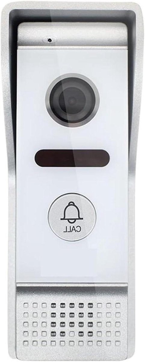 Video Deurbel - Intercom Systeem - Beveiliging Thuis - 1080p Nachtzicht - 7 inch Scherm - Zwart