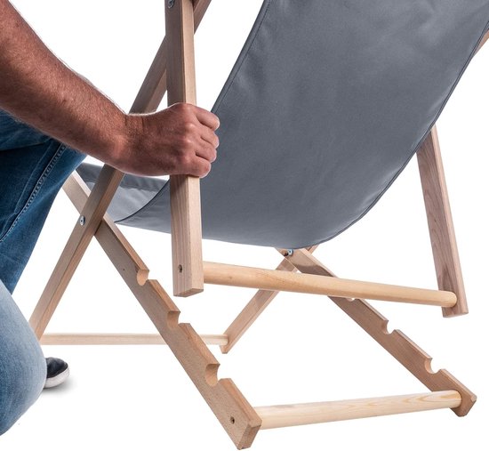 Klaptafel met stoelen - Bijzettafel tuintafel - Balkon terras camping - Ruimtebesparend inklapbaar - Hoogte 37 cm - Grijs — afbeelding 5