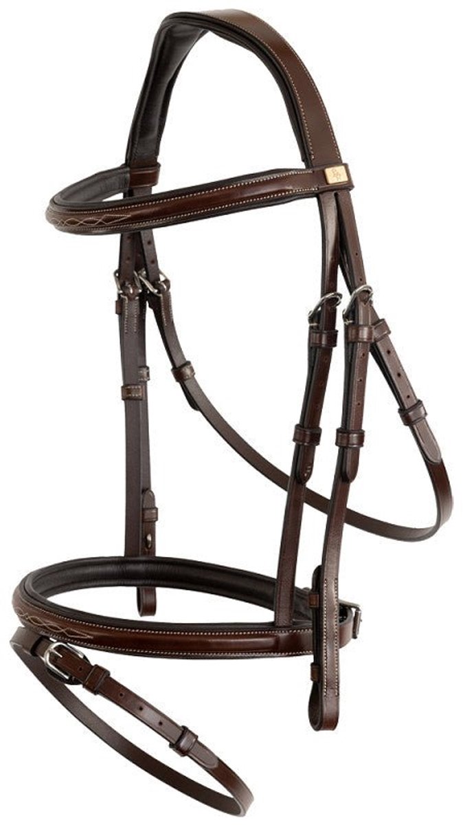 BR hoofdstel Salcombe Full Oak/Zilver