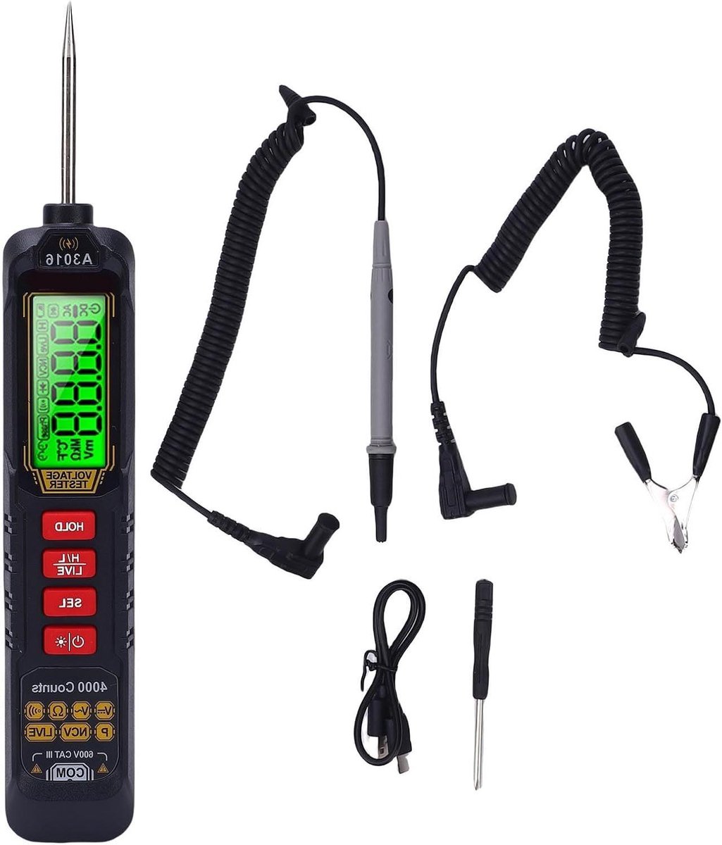 Digitale Pen Multimeter, Elektrische Testpen NCV Inductie Breekpuntspanningstester Pen