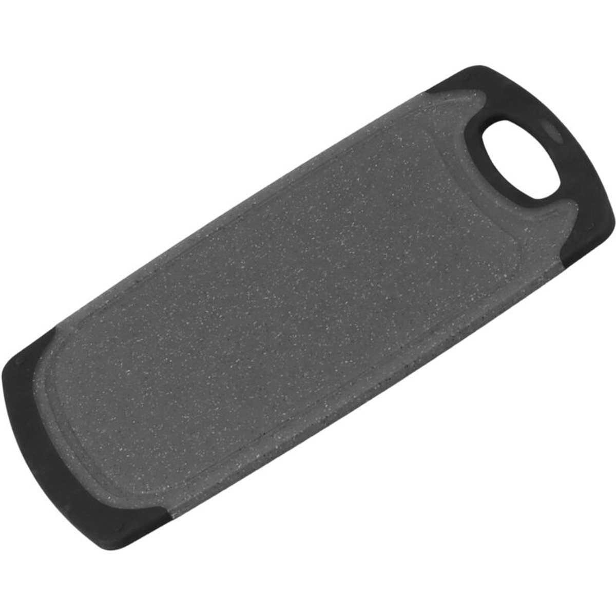 Dubbelzijdige snijplank, 3-delige set, imitatiemarmer, plastic keukengerei (grijs)
