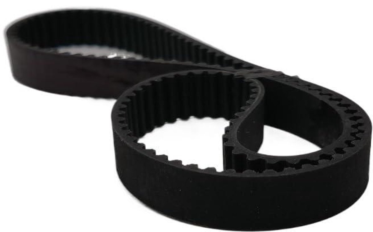 Tandriem - 3GT Riem - Krachtoverbrenging - Glasvezelkern - 303 mm - Zwart
