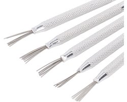 Clay Tools, 5 pcs Clay Needle Tools Polymer Tools Pottery Supplies Silver White Aluminum Handle Pottery Sculpting Texture Modeling