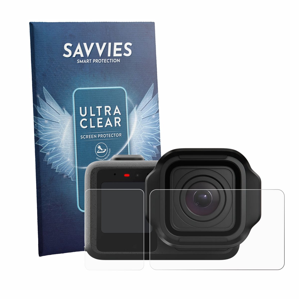 Savvies - Screenprotector voor GoPro Mission 1 - Folie Beschermfolie transparant 18 Stuks