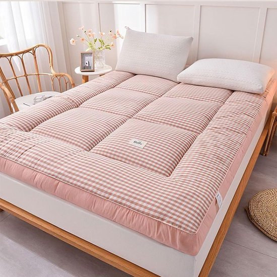 Japanse Futonmatras - Opvouwbaar Matras - Comfortabel Slapen - Extra Dikke Vulling - 180 x 200 cm - Grijs — afbeelding 2