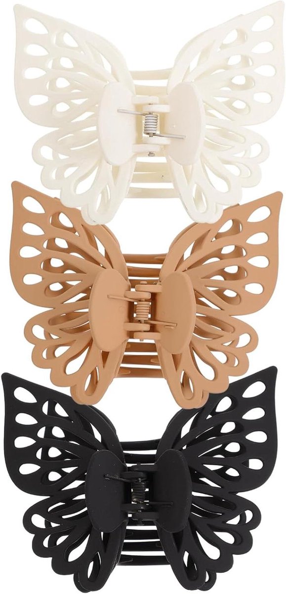 Haarklauw Clips - Haarclips Vlinder - Haar Fixeren - Stevig en Uniek - 11 x 9 x 4 cm