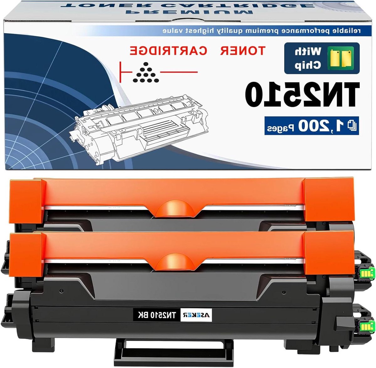 Tonercartridge Set - Zwarte Toner - Documenten Printen - Hoge Capaciteit - 2 Stuks - Zwart
