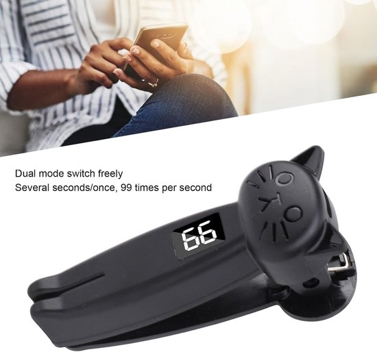 Automatische Tapper - Continue Klikker - Gaming en Streaming - 99 Instelbare Snelheden - 4 Maanden Standby - Zwart — afbeelding 4